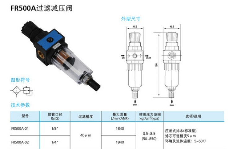 FR500A過濾減壓